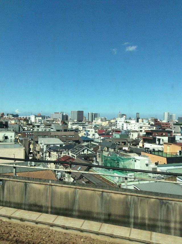 leaving Tokyo...