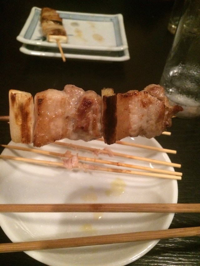 grilled pork and onions