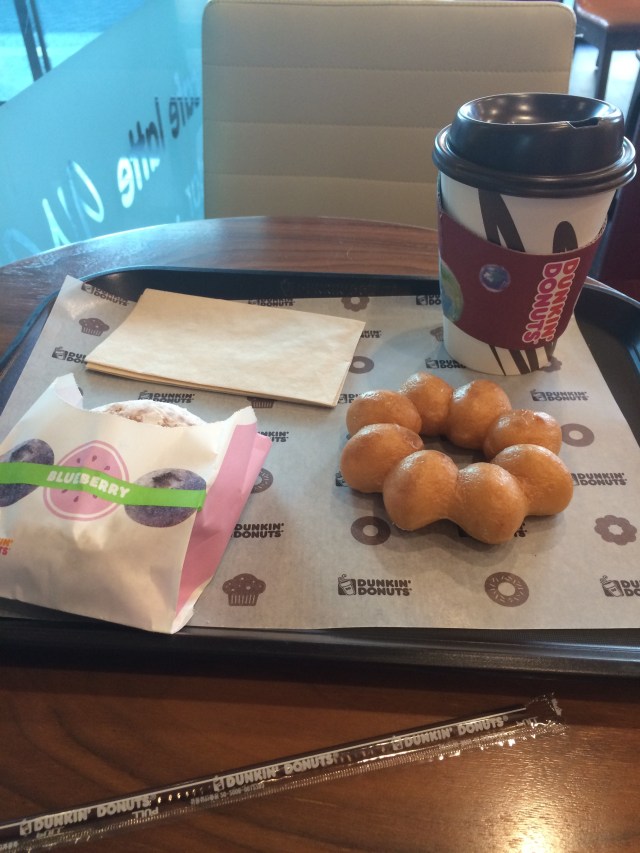 it was a Dunkin Donuts Christmas breakfast