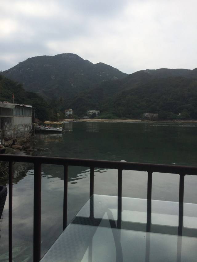 my lunch view on Lamma island