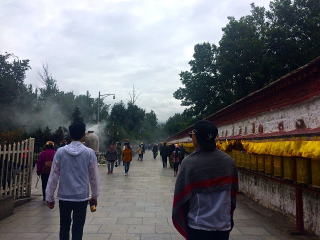 that smoke in the distance is incense