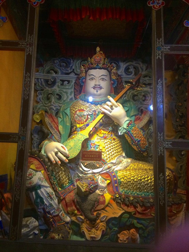 this is not the famous Buddha statue, this was just a statue we were actually allowed to take pictures of